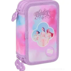 Astuccio Completo Organizzato 3 scomparti K-pop Demon Hunters Rosa