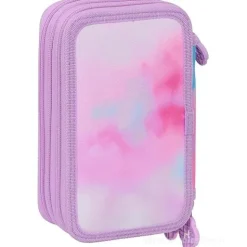 Astuccio Completo Organizzato 3 scomparti K-pop Demon Hunters Rosa