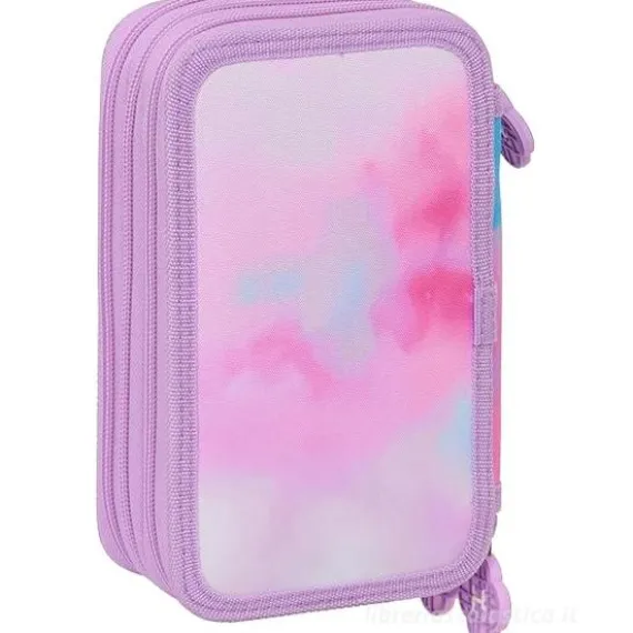 Astuccio Completo Organizzato 3 scomparti K-pop Demon Hunters Rosa