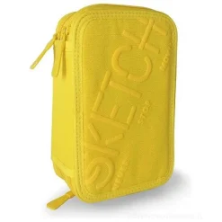 Astuccio completo Sketch giallo fluo