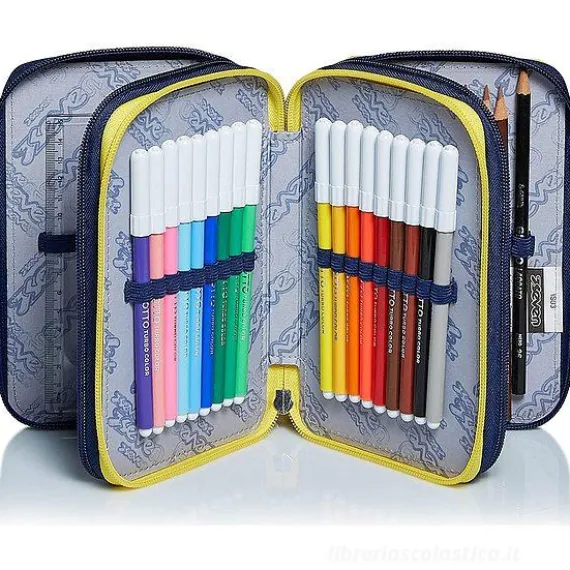 Astuccio completo triplo scomparto Check