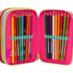 Astuccio completo triplo scomparto Barbie