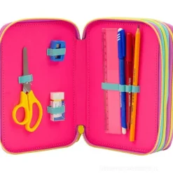 Astuccio completo triplo scomparto Barbie