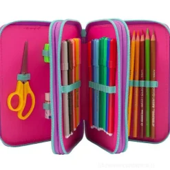 Astuccio completo triplo scomparto GoPop Unicorn