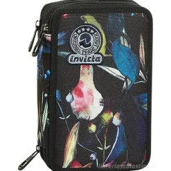 Astuccio completo triplo scomparto Invicta Wildflowers