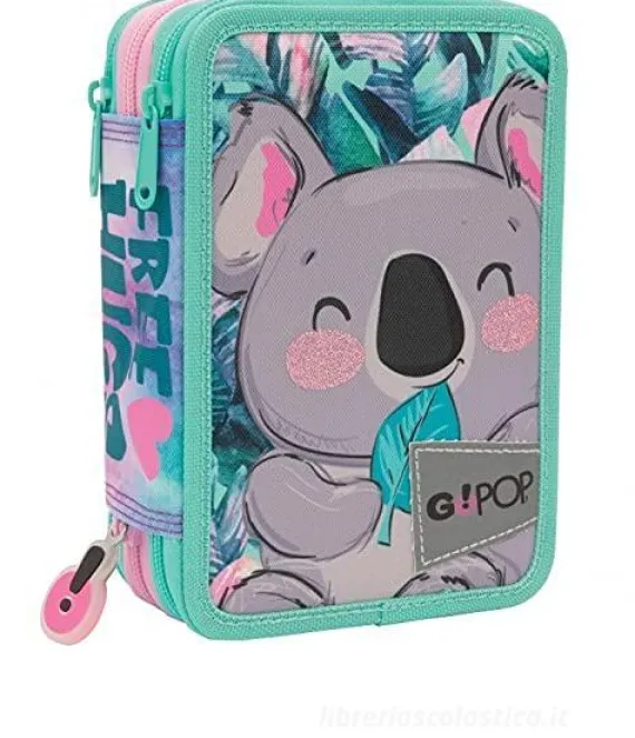 Astuccio completo triplo scomparto GoPop Koala