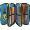 Astuccio completo triplo scomparto Pera Toons