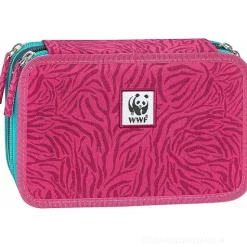 Astuccio completo 3 zip WWF panda