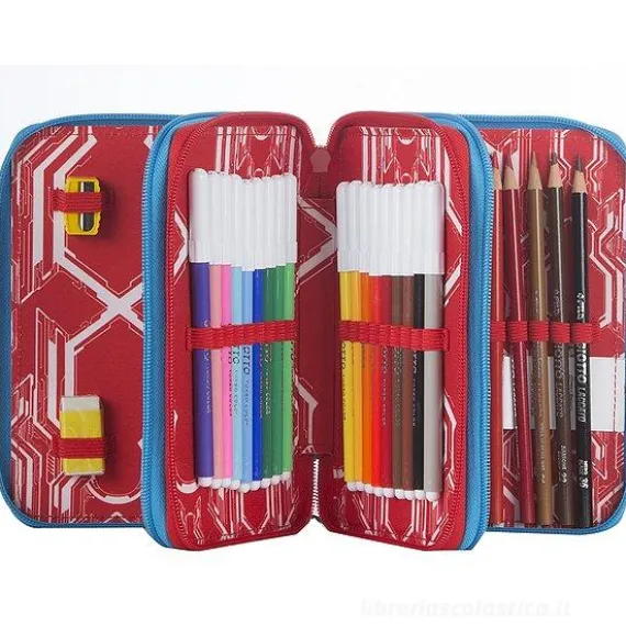 Astuccio con triplo scomparto e accessori Marvel Spider-Man Homecoming