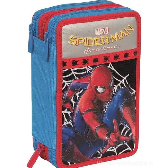 Astuccio con triplo scomparto e accessori Marvel Spider-Man Homecoming