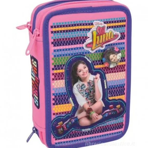 Astuccio con triplo scomparto e accessori Soy Luna Mexico