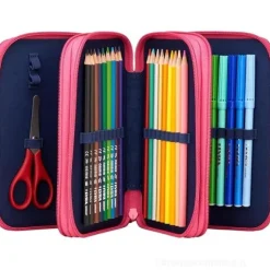 Astuccio Ergobag 3 scomparti FlowBear World completo