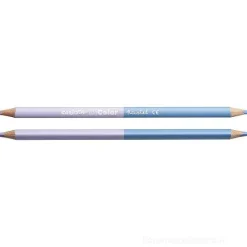 Astuccio 12 matite colorate Pastel Bi-Color