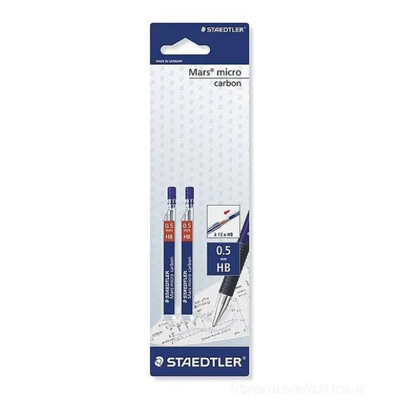 Astuccio 12 mine in grafite 05 HB Mars Micro Carbon 250
