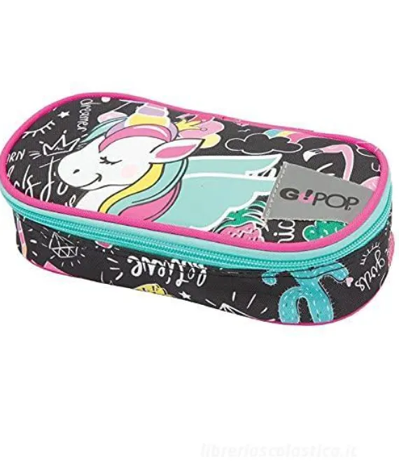 Astuccio ovale GoPop Unicorno
