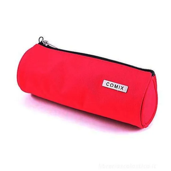 Astuccio tombolino monocolore Comix. Ruby Red