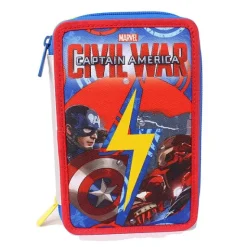 Astuccio Triplo Civil War Captain America