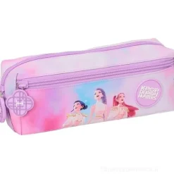 Astuccio Triplo Demon Hunters Rosa Kpop