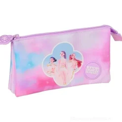 Astuccio Triplo K-pop Demon Hunters Rosa