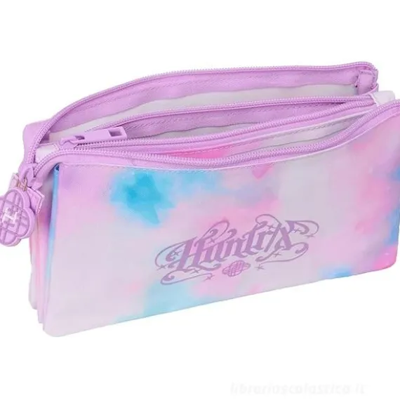 Astuccio Triplo K-pop Demon Hunters Rosa