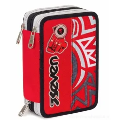 Astuccio triplo scomparto Maori Flame Scarlet