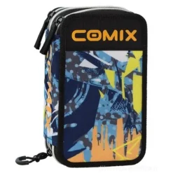 Astuccio 3 Zip Comix Wbs 2.0 Mix Blu
