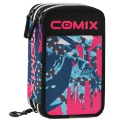 Astuccio 3 Zip Comix Wbs 2.0 Mix Pink
