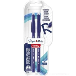 Blister 2 penne cancellabili colore blu Replay