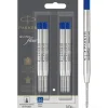 Blister 10 refill penna a sfera QuinkFlow blu