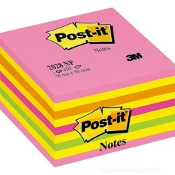 Blocchetto da 450 notes adesivi Post-It mm 76x76 rosa neon