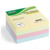 Blocchetto 400 notes adesivi riposizionabili mm 75x75 Memo Stick Pastel