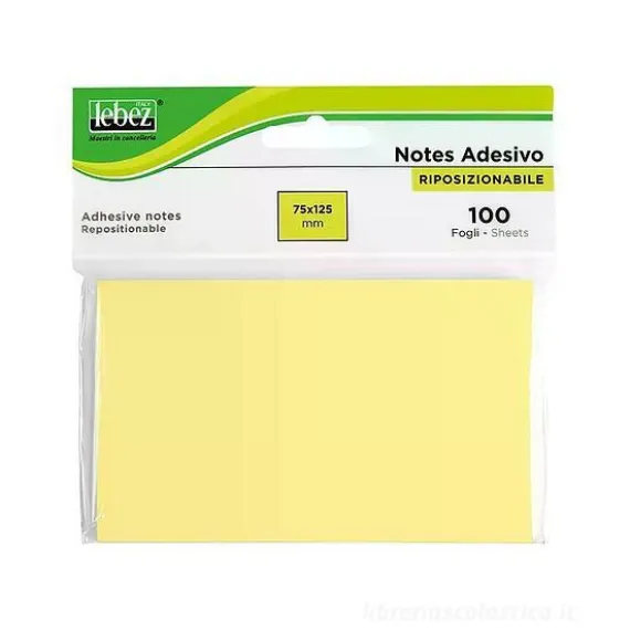 Blocchetto 100 notes adesivi riposizionabili mm 75x125 Memo Stick