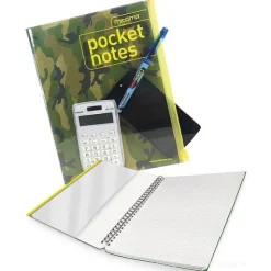 Block-notes spiralato A6 con cover portaoggetti Pocket Notes (colori assortiti)
