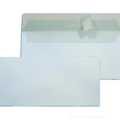 Busta americana con strip 110 mm x 230 mm senza finestra (confezione da 500 pezzi)