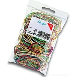 Busta 50 grammi elastici misure e colori assortiti
