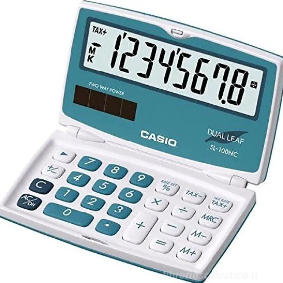 Calcolatrice tascabile a libro SL-100NC