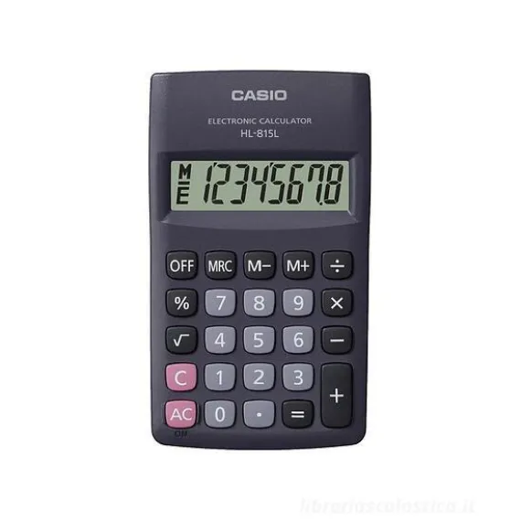 Calcolatrice tascabile con display a 8 cifre HL-815L