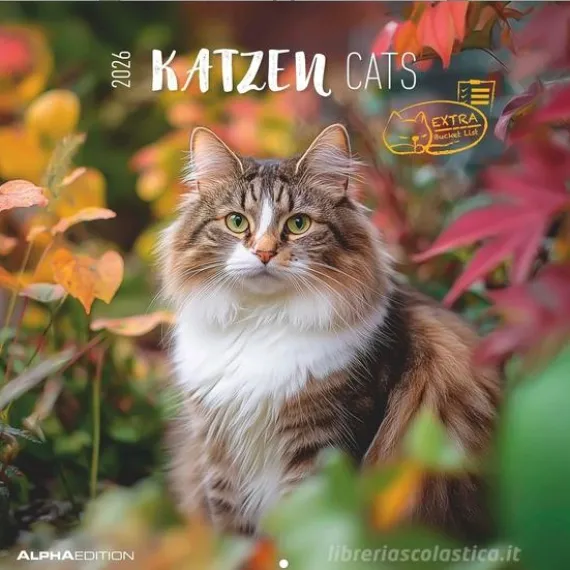 Calendario 2026 Cats cm 30x30