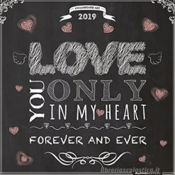 Calendario 2019 Chalkboard Art 30x30 cm