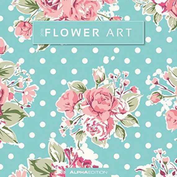 Calendario da muro Arte floreale 2018