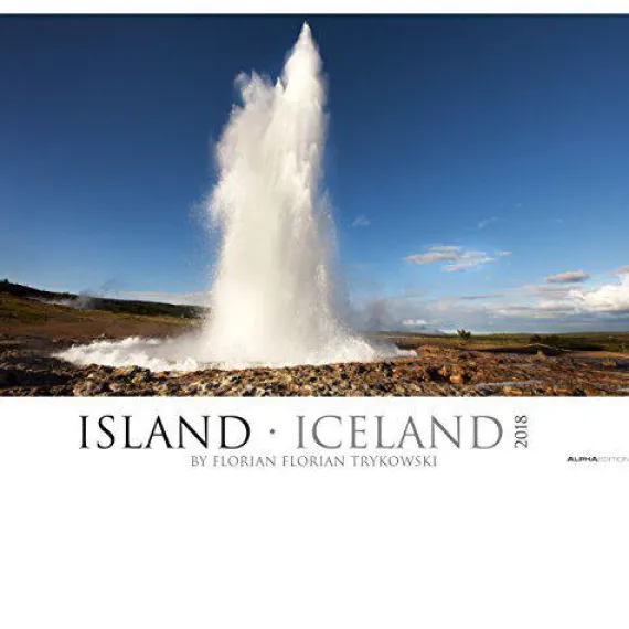 Calendario da muro Islanda 2018