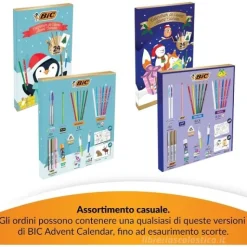 Calendario dell'Avvento Bic
