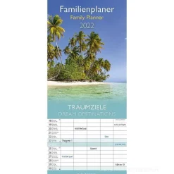 Calendario 2022 Family Planner Dream Destinations 19,5x45