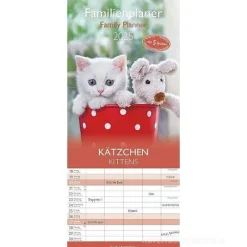 Calendario 2025 Family Planner Kittens cm 19,5x45