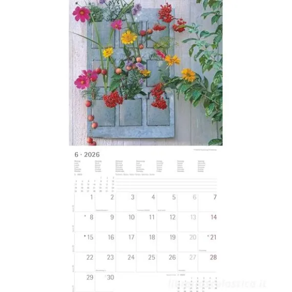 Calendario 2026 Garden & Decoration cm 30x30