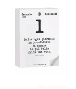 Calendario geniale 2020. Leggi la frase del giorno, condividi i pensieri filosofici di tutti i tempi e risveglia il genio che è in te!