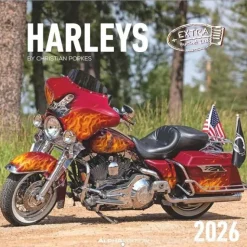 Calendario 2026 Harleys cm 30x30