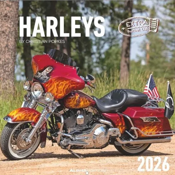 Calendario 2026 Harleys cm 30x30