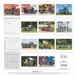 Calendario 2025 Harleys cm 30x30