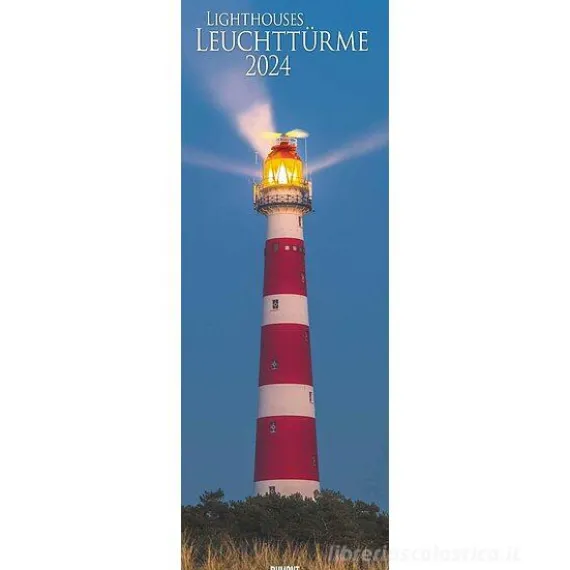 Calendario 2024 Lighthouses cm 34x98
